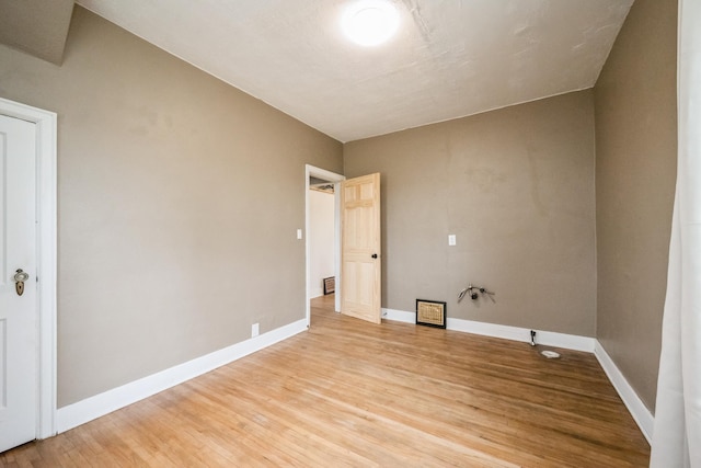 17492 460th Ln, Waterville, MN 56096 - empty room featuring light wood finished floors, baseboards, and visible vents
