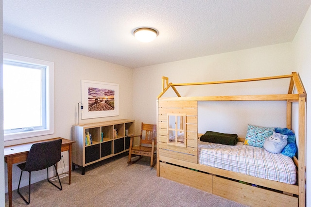 bedroom with carpet floors