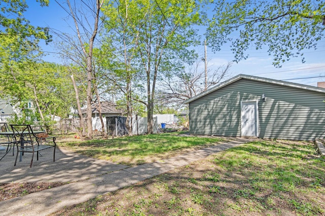 view of fenced yard
