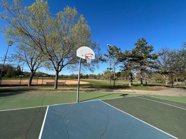 view of sport court with community basketball court
