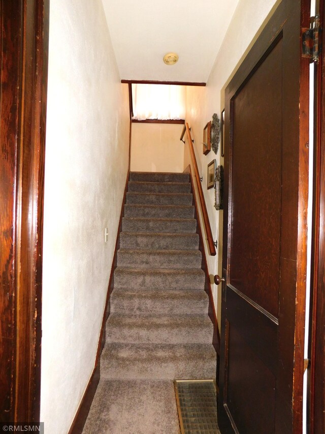 view of stairs