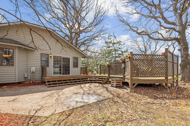 612 19th St N, Sartell, MN 56377 - exterior space featuring a patio and a wooden deck