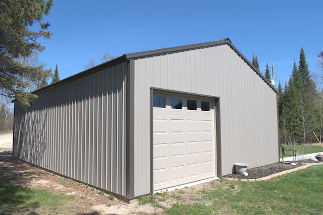 49818 Long Lake Trl, Bigfork, MN 56628 - view of garage