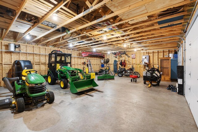 695 Pine Lake Ln, Bone Lake Twp, WI 54837 - view of garage