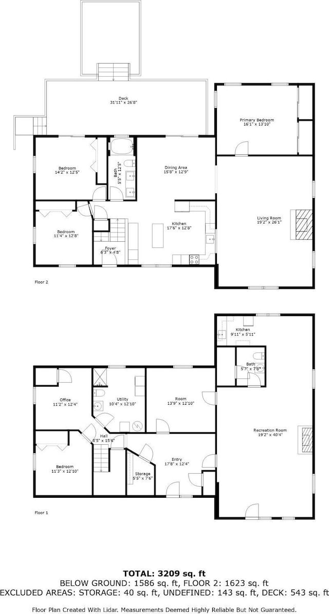 695 Pine Lake Ln, Bone Lake Twp, WI 54837 - plan