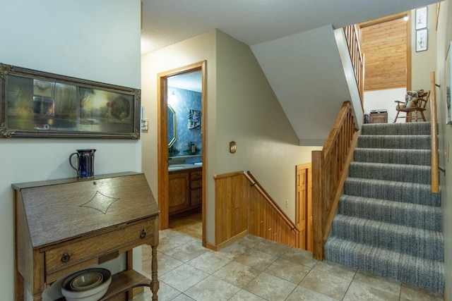 view of staircase