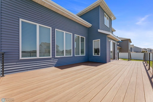 view of deck