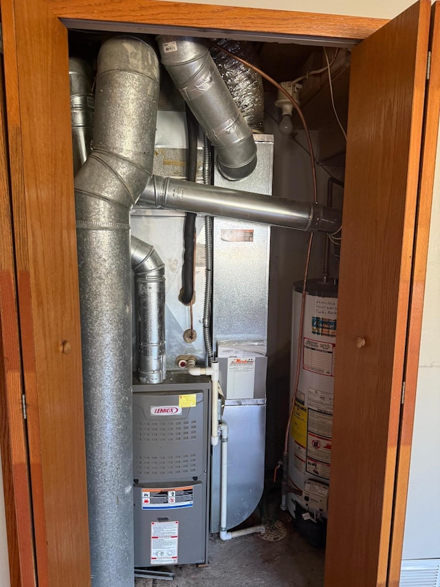 utilities with gas water heater