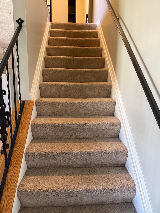 view of staircase