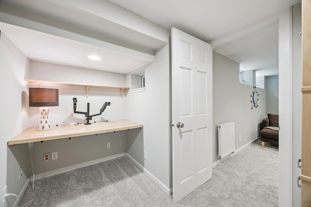 4904 11th Ave S, Minneapolis, MN 55417 - carpeted home office with baseboards