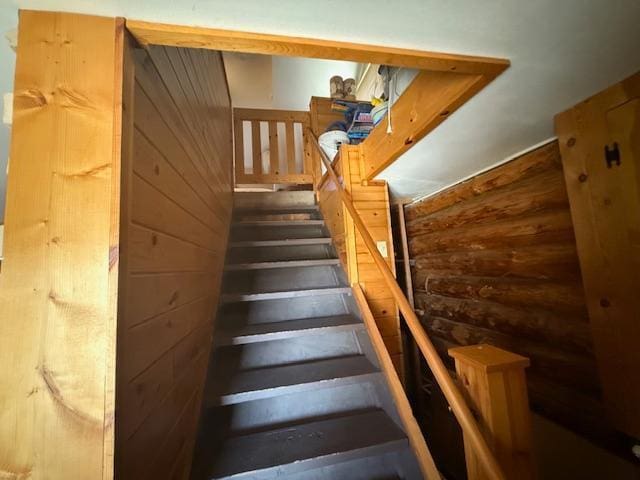 view of stairway