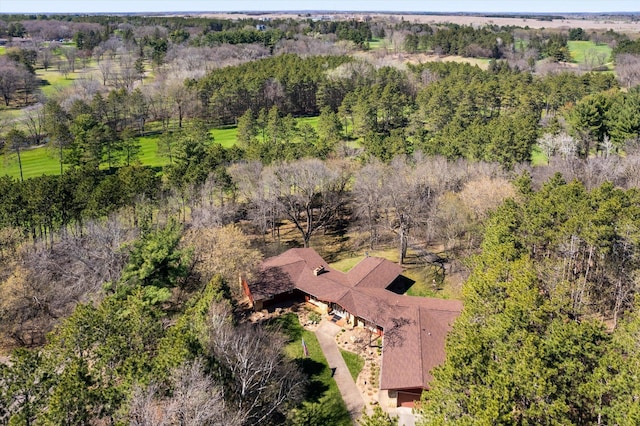 1206 Pinecrest Ln, New Richmond, WI 54017 - aerial view of property and surrounding area