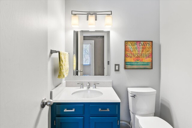 1206 Pinecrest Ln, New Richmond, WI 54017 - half bathroom with toilet and vanity