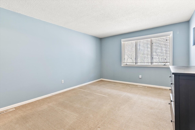 1206 Pinecrest Ln, New Richmond, WI 54017 - unfurnished room featuring light colored carpet, baseboards, and a textured ceiling