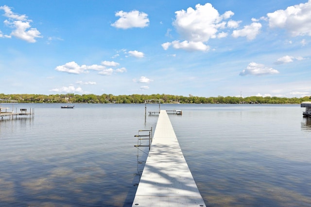 176 Peninsula Rd, Medicine Lake, MN 55441 - dock area with a water view