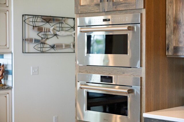 kitchen with light countertops