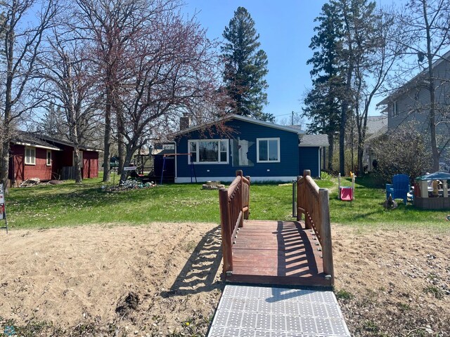 21606 County Road 117, Toad Lake Twp, MN 56570 - view of front of home with a chimney