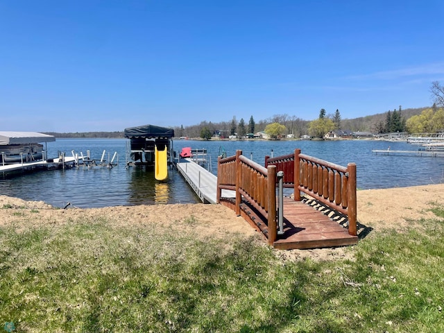 21606 County Road 117, Toad Lake Twp, MN 56570 - dock area featuring a water view