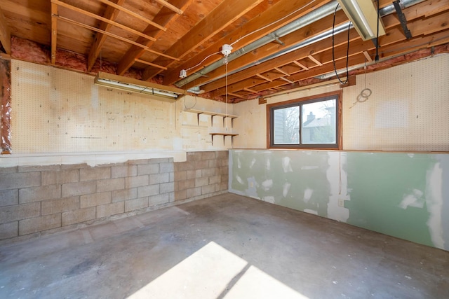 1540 Peggy Ln, North Mankato, MN 56003 - below grade area featuring concrete block wall