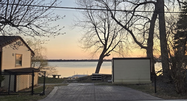 property view of water