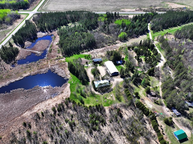 32290 US-71, Menahga, MN 56464 - aerial view of property's location with a large body of water and rural landscape