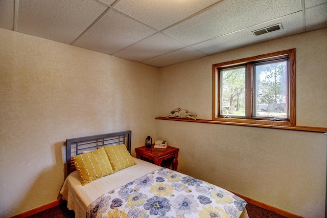 32290 US-71, Menahga, MN 56464 - bedroom with a paneled ceiling, carpet, and baseboards