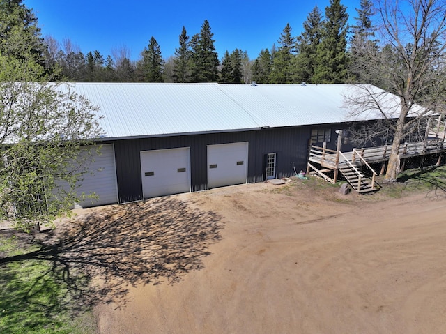 32290 US-71, Menahga, MN 56464 - detached garage with dirt driveway