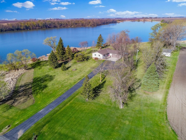 19447 County Road 1, Morris, MN 56267 - aerial view with a water view