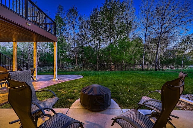 334 143rd Ave NW, Andover, MN 55304 - view of yard featuring a patio area and view of wooded area