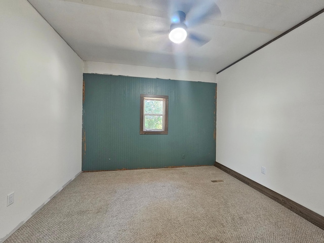 12405 State Highway 91, Leota Twp, MN 56155 - carpeted empty room with ceiling fan and baseboards