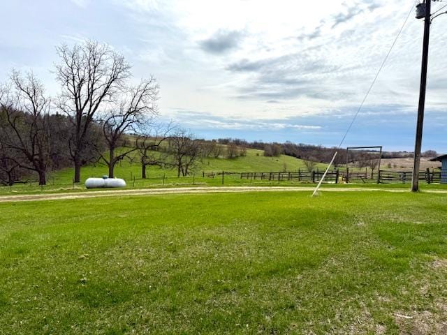 15497 Meiners Rd, Mayville Twp, MN 55921 - view of yard with a view of countryside