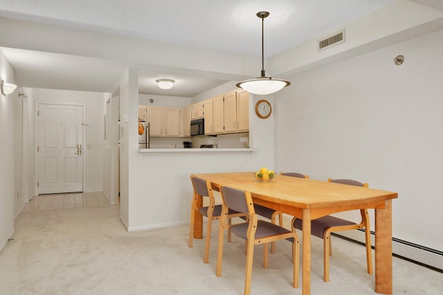 7540 Edinborough Way Unit 1319, Edina, MN 55435 - dining area featuring light carpet and baseboards