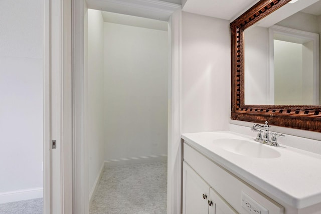 205 Mill St Unit S301, Excelsior, MN 55331 - bathroom featuring vanity and baseboards