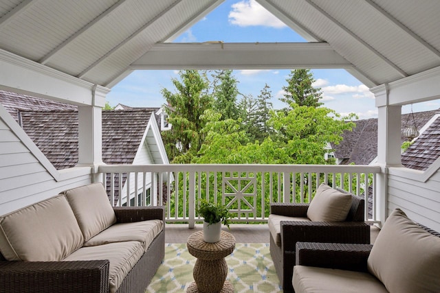 205 Mill St Unit S301, Excelsior, MN 55331 - wooden deck with outdoor lounge area