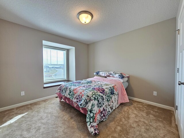 2505 Jaber Ave NE, Saint Michael, MN 55376 - carpeted bedroom with baseboards and a textured ceiling