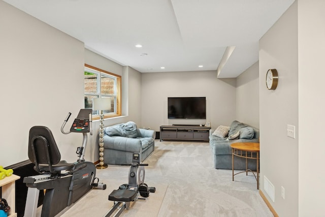 813 Quie Ln, Northfield, MN 55057 - exercise area with light carpet and recessed lighting