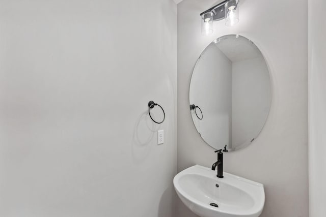 bathroom with a sink