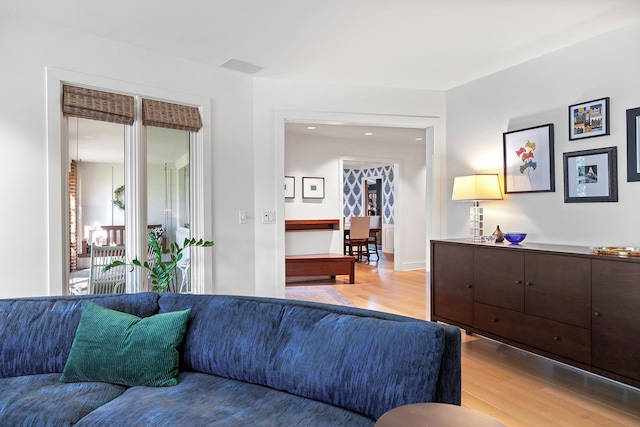 4721 Lake Harriet Pkwy, Minneapolis, MN 55419 - living room with light wood-type flooring and recessed lighting