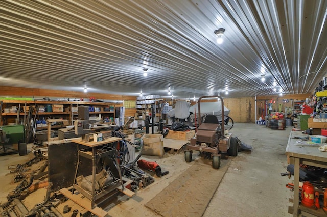 7717 Lake May Rd NW, Walker, MN 56433 - garage featuring a workshop area