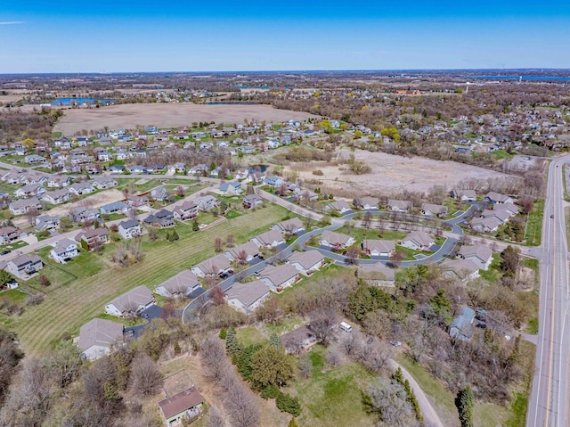 drone / aerial view featuring a residential view