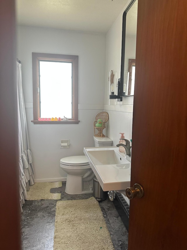 bathroom with toilet