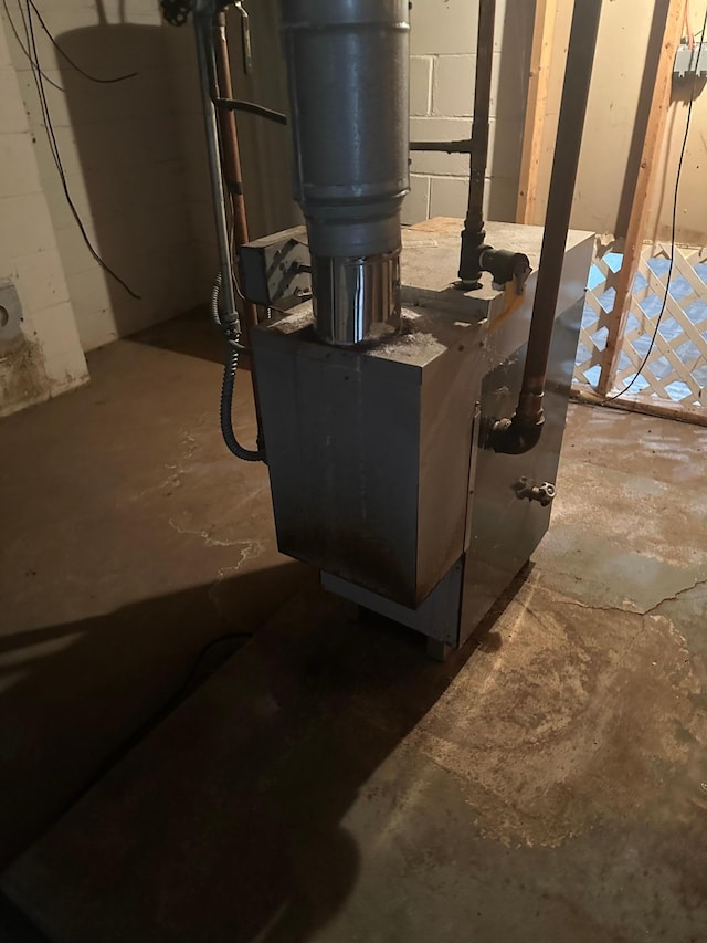 view of utility room