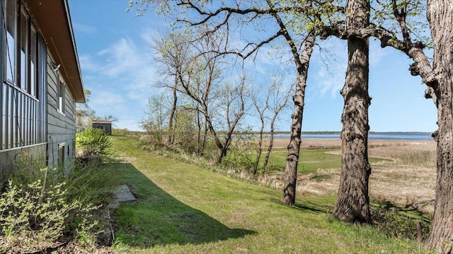 7355 Little Mary Cir SW, Alexandria, MN 56308 - view of grassy yard with a water view