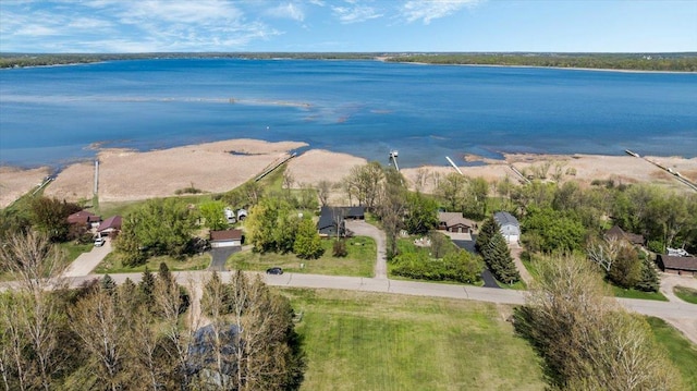 7355 Little Mary Cir SW, Alexandria, MN 56308 - aerial view of property and surrounding area featuring a large body of water