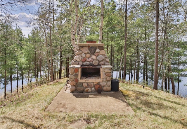 view of outdoor structure featuring a water view