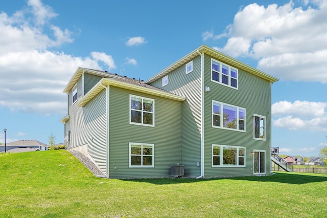 11504 Yuma Ln N, Dayton, MN 55369 - rear view of house with central air condition unit