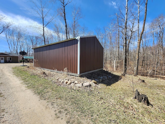 5227 Hyland Rd SW, Motley, MN 56466 - view of outdoor structure featuring an outbuilding