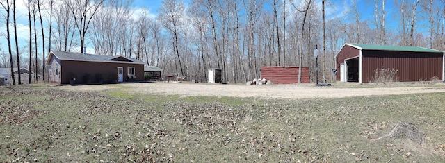 5227 Hyland Rd SW, Motley, MN 56466 - view of yard featuring a pole building and an outbuilding