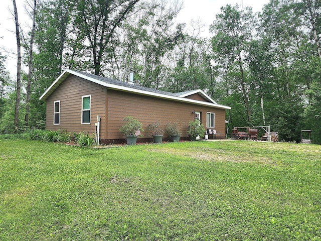 5227 Hyland Rd SW, Motley, MN 56466 - view of property exterior with a lawn