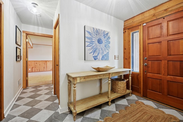 3021 Devon Ln, Mound, MN 55364 - foyer entrance featuring wood walls and baseboards